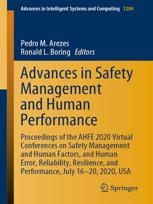 cover image of Advances in Safety Management and Human Performance